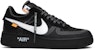 Off-White x Nike Air Force 1 Low 'Hitam' AO4606-001