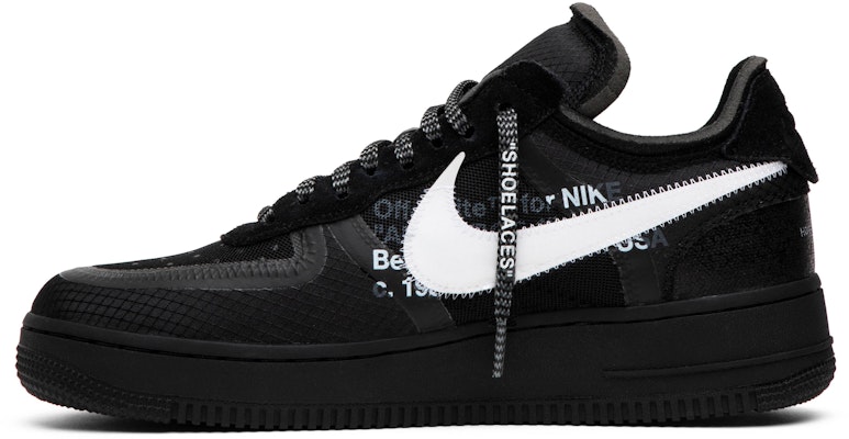 Off-White x Nike Air Force 1 Low 'Black' AO4606-001 Lookbook Off-White x Nike Air Force 1 Low 'Black' AO4606-001