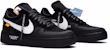 Off-White x Nike Air Force 1 Low 'Hitam' AO4606-001