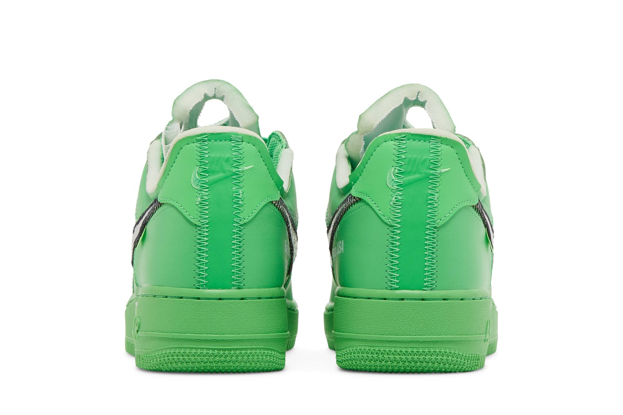 Off-White x Nike Air Force 1 Low 'Green' DX1419-300 - Image 6