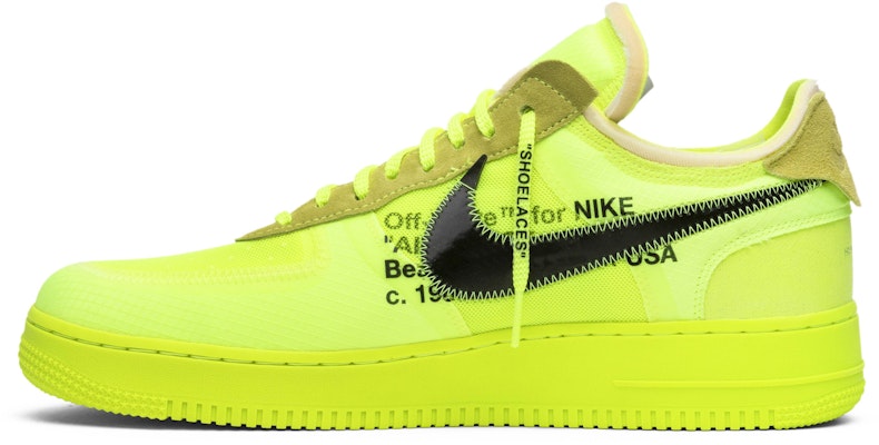 Air force one 2025 x off white yellow