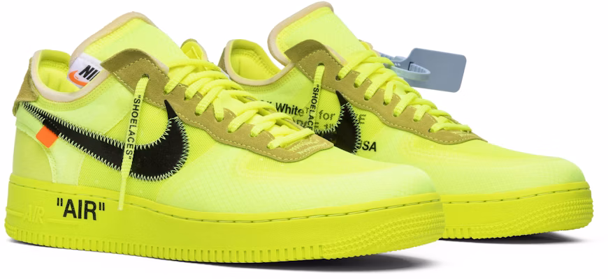 Off White x Nike Air Force 1 Low Volt also worn by Jay Chou