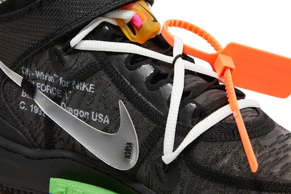 Off-White x Nike Air Force 1 Mid 'Black' DO6290-001 1