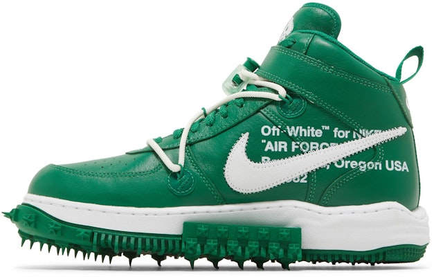 Off-White x Nike Air Force 1 Mid 'Pine Green' DR0500-300 Lookbook Off-White x Nike Air Force 1 Mid 'Pine Green' DR0500-300