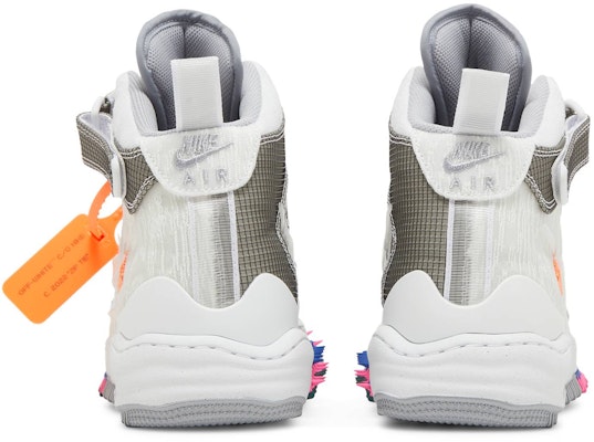 Off-White x Nike Air Force 1 Mid 'White' DO6290-100 Details for Off-White x Nike Air Force 1 Mid 'White' DO6290-100