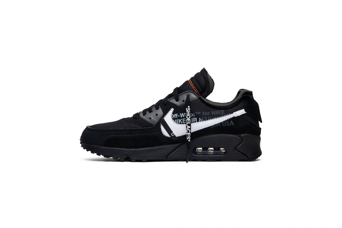 Off-White x Nike Air Max 90 'Black'