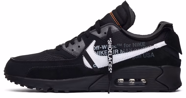 Off-White x Nike Air Max 90 'Black' AA7293-001 Lookbook Off-White x Nike Air Max 90 'Black' AA7293-001