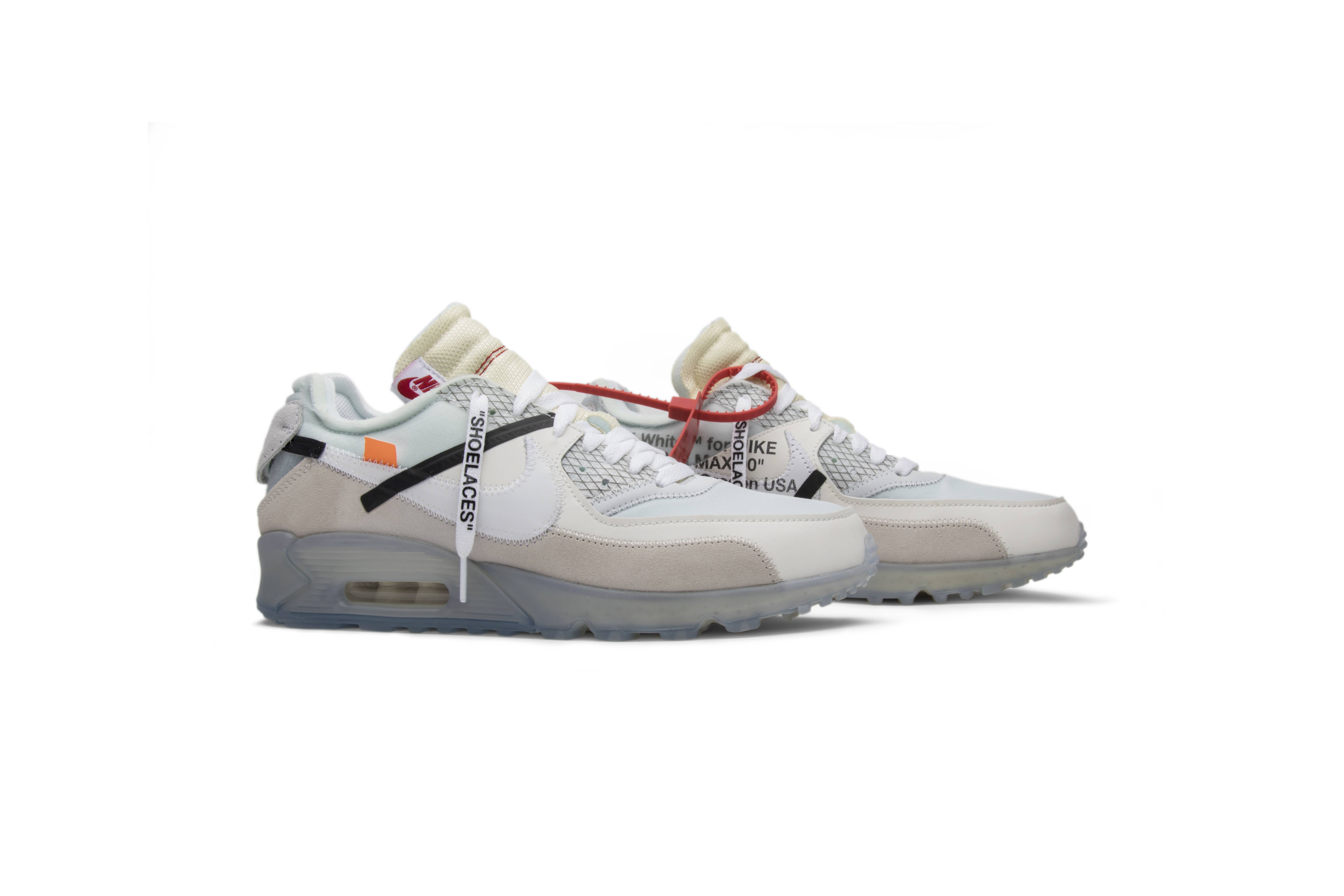 Off‑White x Nike Air Max 90 ICE 'The Ten' AA7293‑100