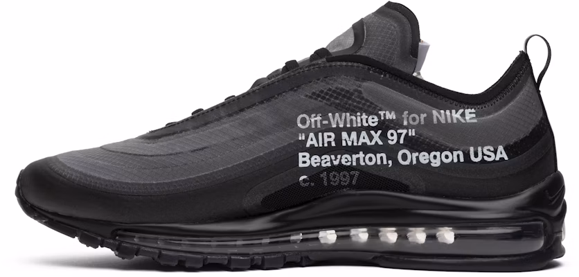 Off white x nike 2025 97 black