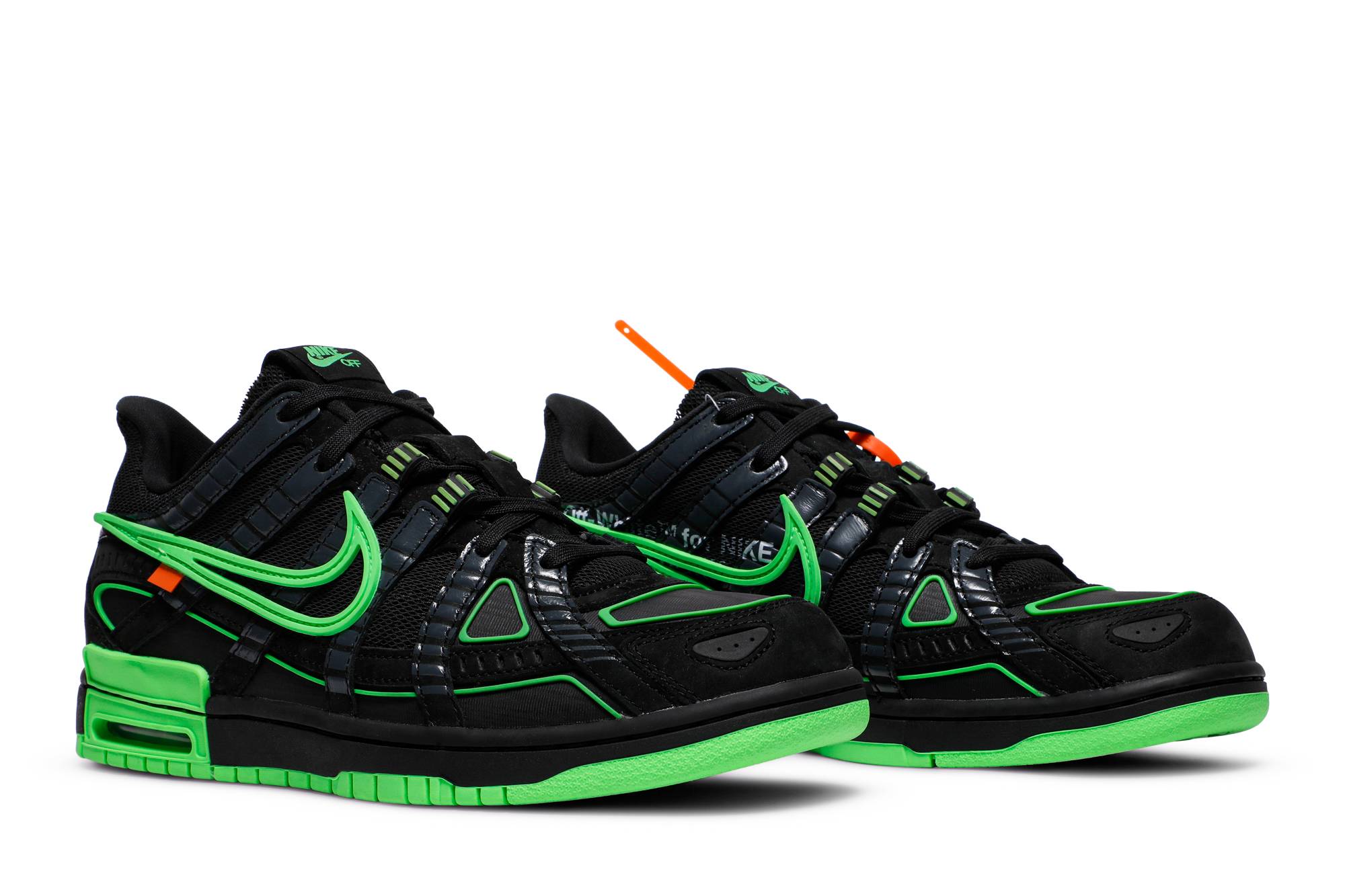Off-White x Nike Air Rubber Dunk Green Strike CU6015-001 Nicesnk