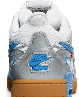 Off-White x Nike Air Rubber Dunk 'University Blue' Biru Universiti CU6015-100 Sizing Off-White x Nike Air Rubber Dunk 'University Blue' Biru Universiti CU6015-100