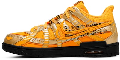 Off-White x Nike Air Rubber Dunk 'Oro Universitario' CU6015-700 Lookbook Off-White x Nike Air Rubber Dunk 'Oro Universitario' CU6015-700