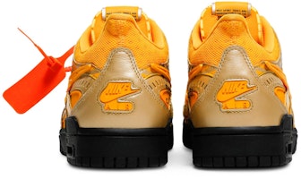 Off-White x Nike Air Rubber Dunk 'Oro Universitario' CU6015-700 Details for Off-White x Nike Air Rubber Dunk 'Oro Universitario' CU6015-700