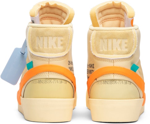 Off-White x Nike Blazer Mid 'All Hallows Eve' AA3832-700 Details for Off-White x Nike Blazer Mid 'All Hallows Eve' AA3832-700