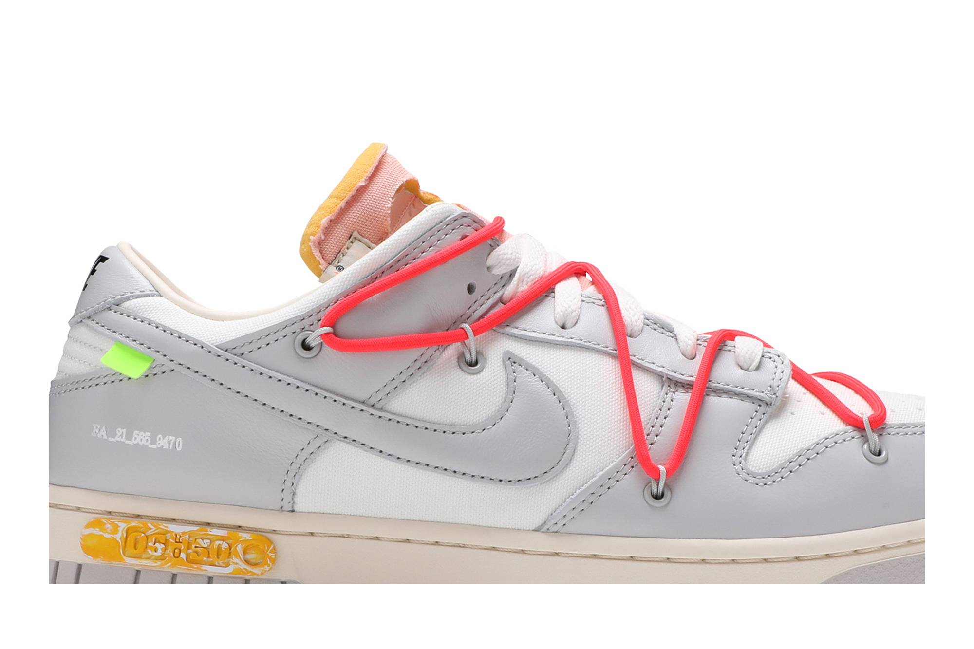 Off-White x Nike Dunk Low 'Dear Summer - 06 of 50' DM1602-110 - Image 2