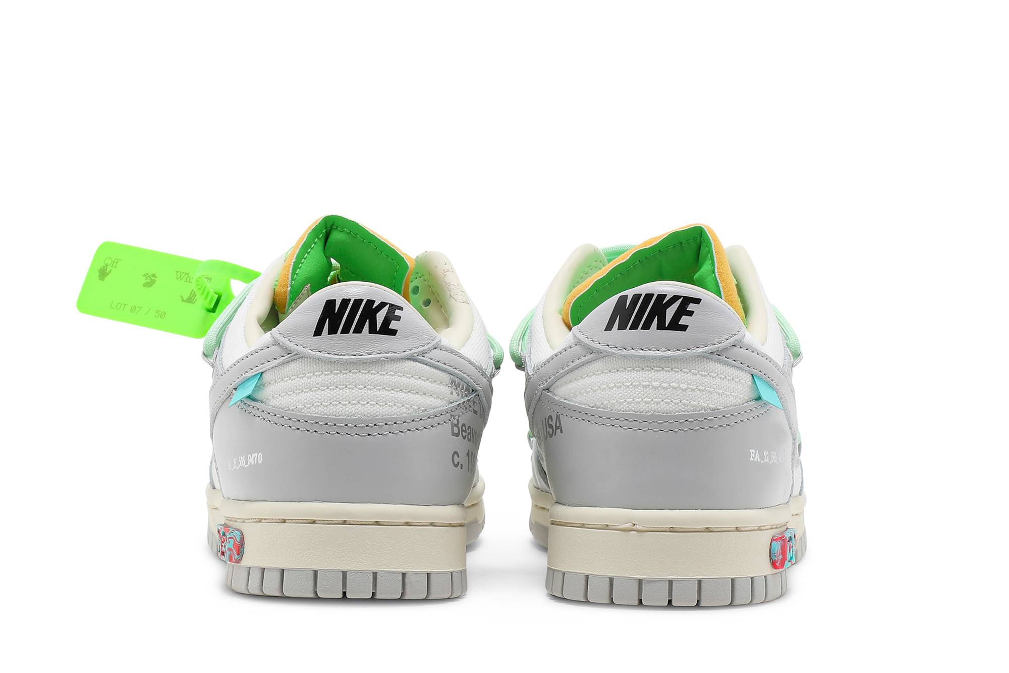 Details for Off-White x Nike Dunk Low 'Dear Summer - 07 de 50' DM1602-108