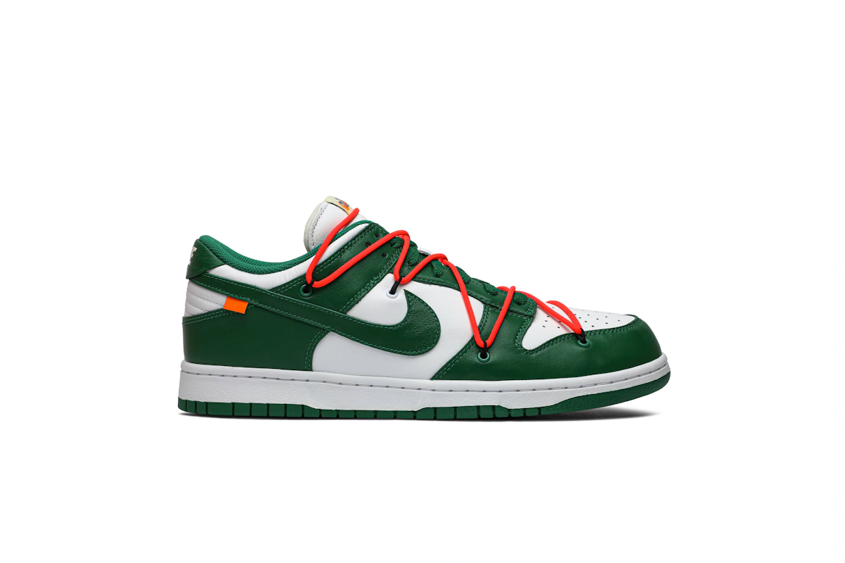 Off-White x Nike Dunk Low 'Pine Green'