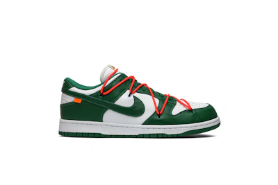 Off-White x Nike Dunk Low 'Pine Green'