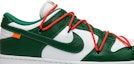 Order Off-White x Nike Dunk Low 'Pine Green' CT0856-100 - Kasut Lelaki & Wanita
