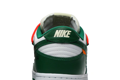 Off-White x Nike Dunk Low 'Pine Green'