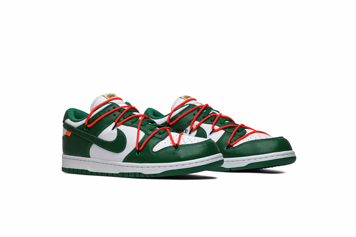 Off-White x Nike Dunk Low 'Pine Green'