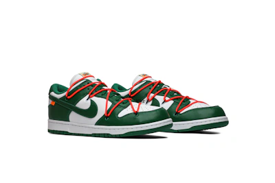 Off-White x Nike Dunk Low 'Pine Green'