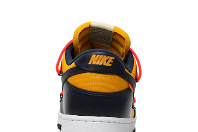 Off-White x Nike Dunk Low 'University Gold'