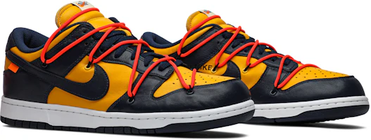 Cheap Off-White x Nike Dunk Low 'University Gold' CT0856-700
