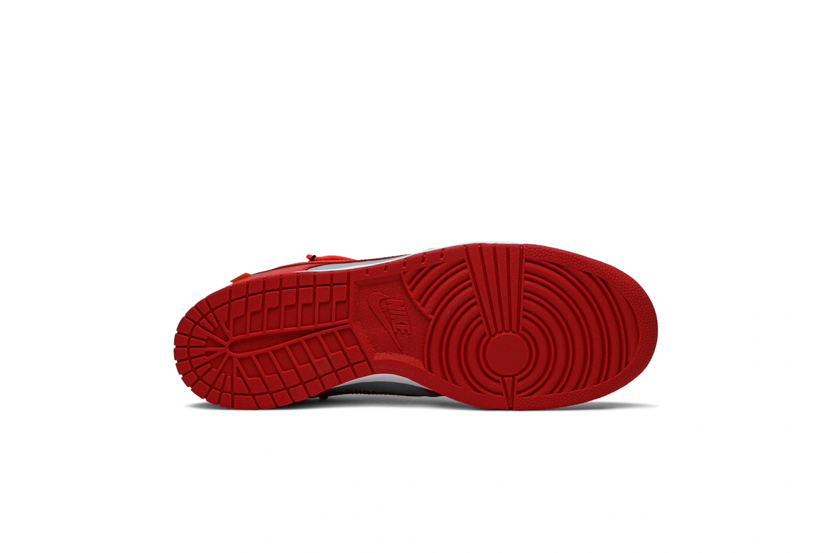 Off-White x Nike Dunk Low 'University Red'