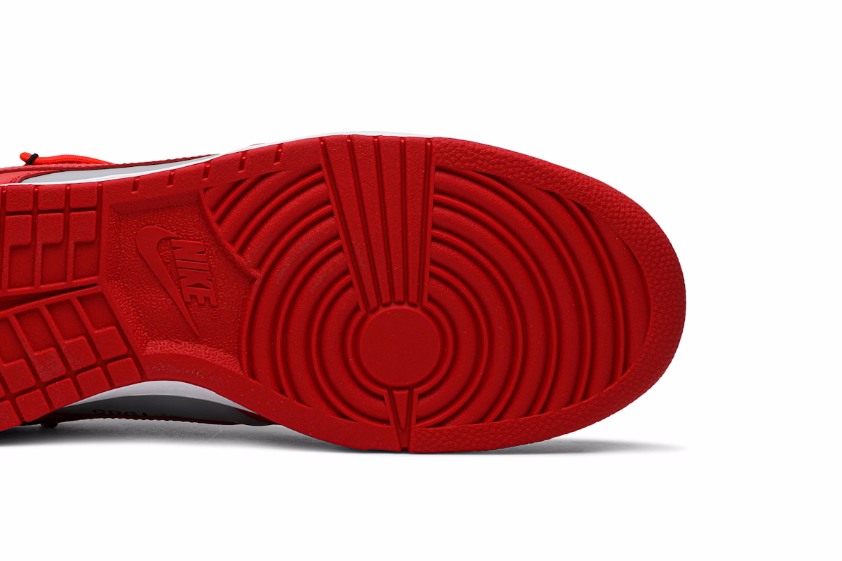 Off-White x Nike Dunk Low 'University Red'