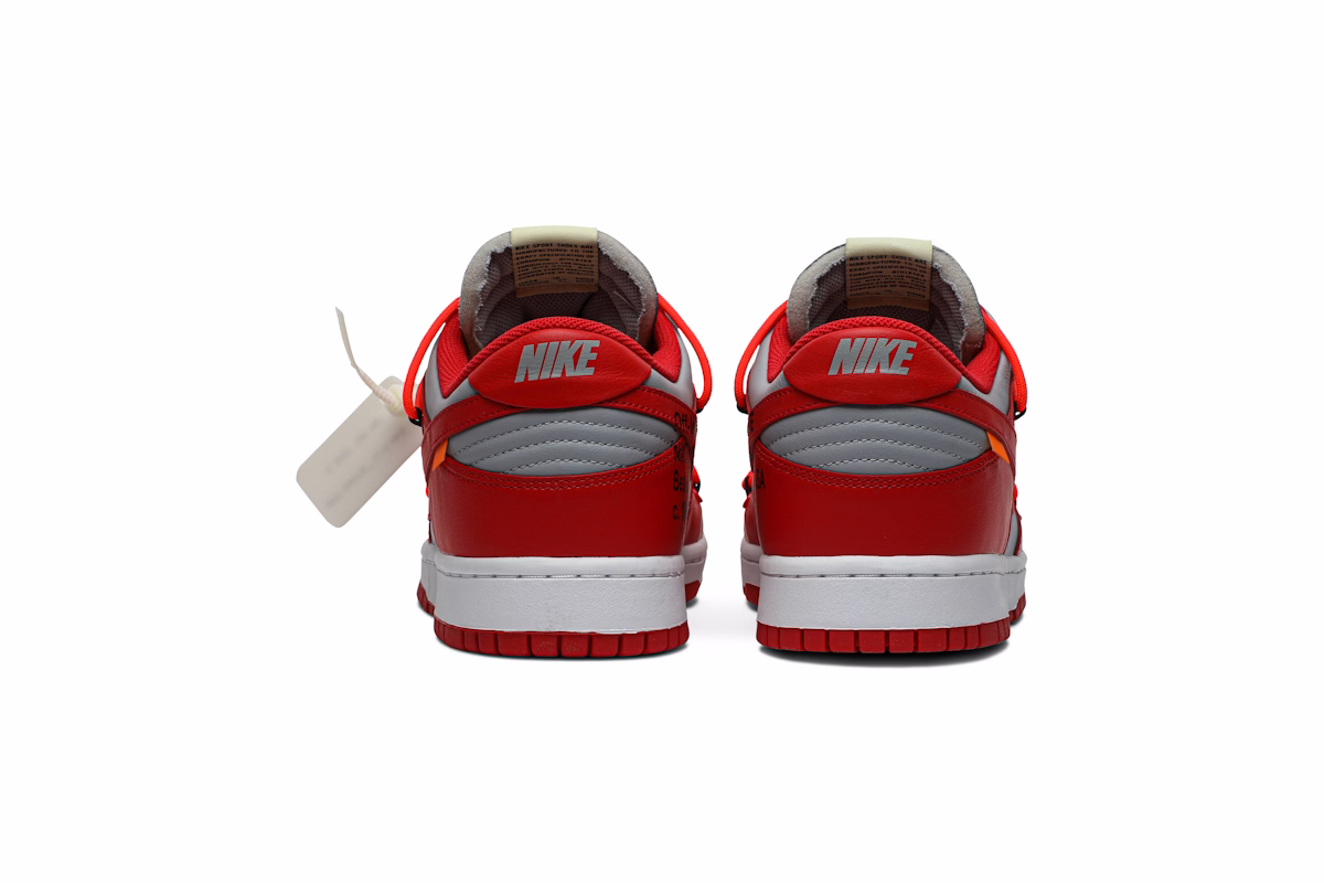 Off-White x Nike Dunk Low 'University Red'