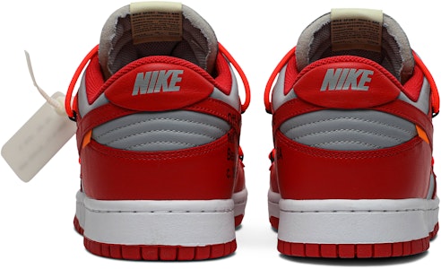 Off-White x Nike Dunk Low 'Rojo Universidad' CT0856-600 Details for Off-White x Nike Dunk Low 'Rojo Universidad' CT0856-600