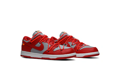 Off-White x Nike Dunk Low 'University Red'