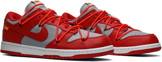 Cheap Off-White x Nike Dunk Low 'University Red' CT0856-600