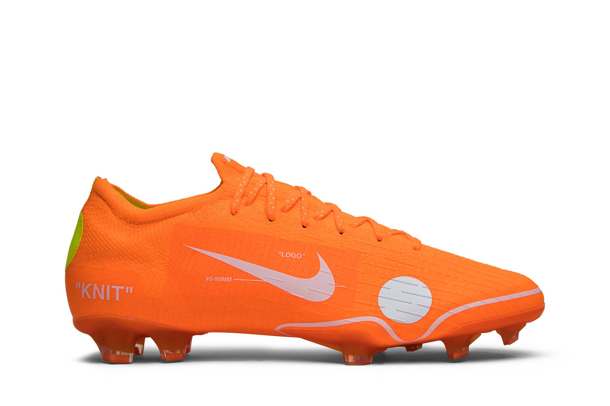 Off white nike football boots on sale