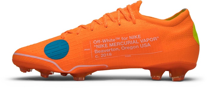 Off-White x Nike Mercurial Vapor 360 'Oranye' Sepatu Bola AO1256-810 Lookbook Off-White x Nike Mercurial Vapor 360 'Oranye' Sepatu Bola AO1256-810