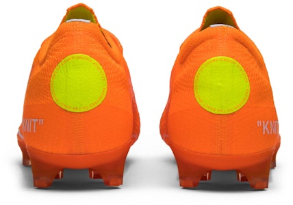 Off-White x Nike Mercurial Vapor 360 'Oranye' Sepatu Bola AO1256-810 Details for Off-White x Nike Mercurial Vapor 360 'Oranye' Sepatu Bola AO1256-810