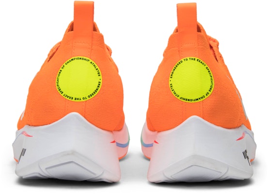 オフホワイト x ナイキ ズームフライ マーキュリアル FK "トータルオレンジ" AO2115-800 Details for オフホワイト x ナイキ ズームフライ マーキュリアル FK "トータルオレンジ" AO2115-800