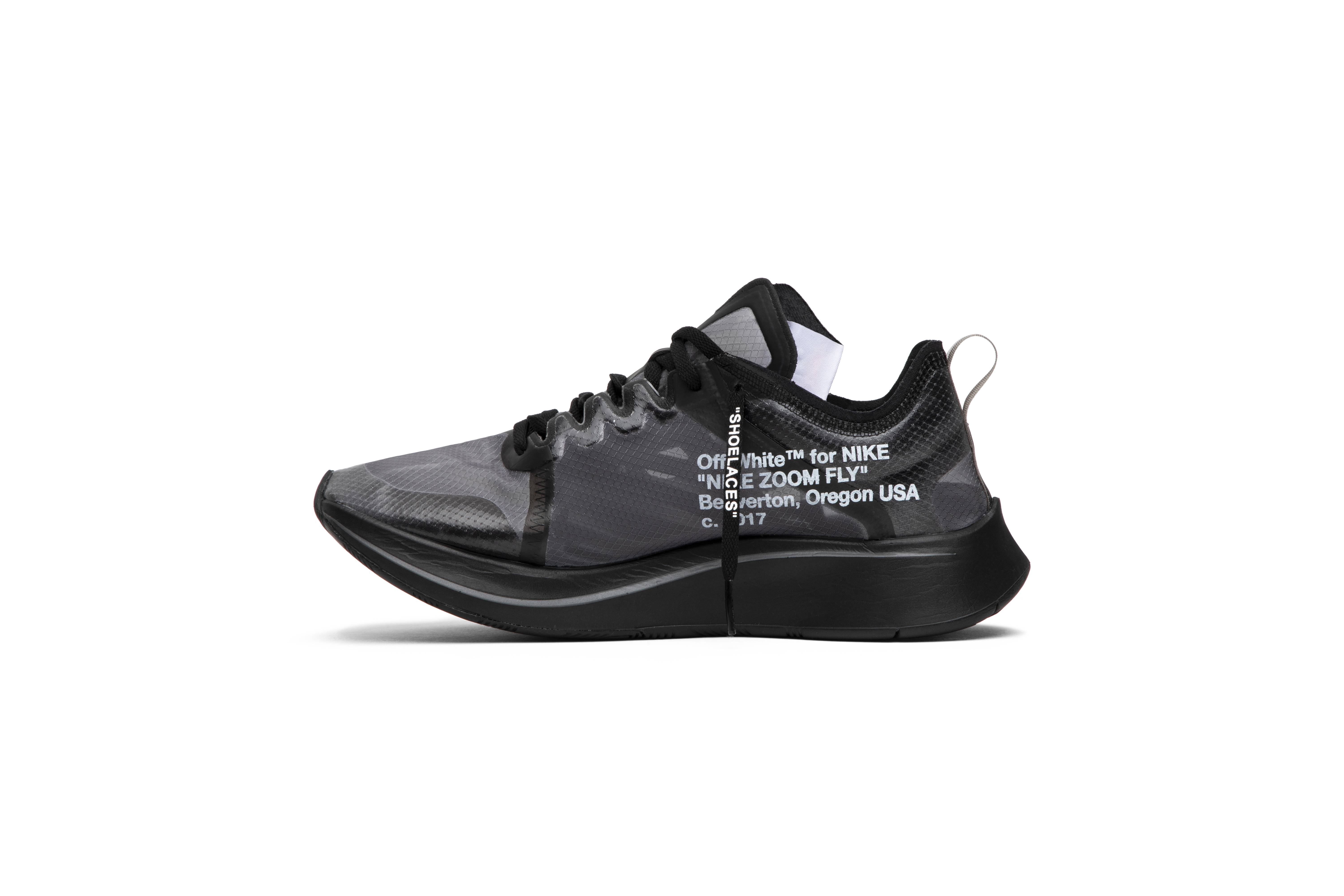 Off white zoom fly black stockx hot sale