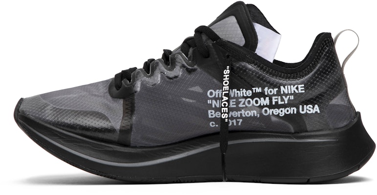Off-White x Nike Zoom Fly SP 'Black' AJ4588-001 Lookbook Off-White x Nike Zoom Fly SP 'Black' AJ4588-001