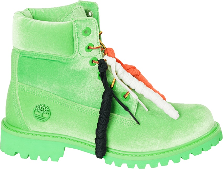 Off white green best sale timberlands