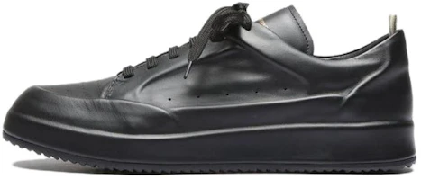 Officine Creative Ace 'Black Leather Low-Top' OCUTWAC016NAUSI1000 Officine Creative Ace 'Black Leather Low-Top' OCUTWAC016NAUSI1000