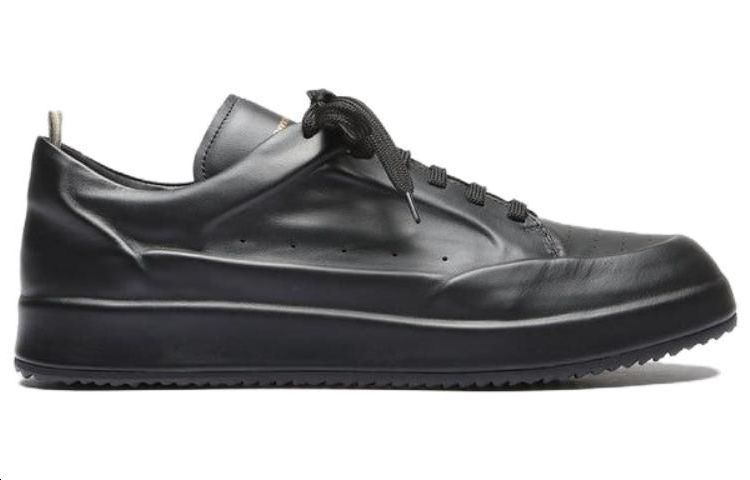 Officine Creative Ace 'Black Leather Low-Top' 圖 2