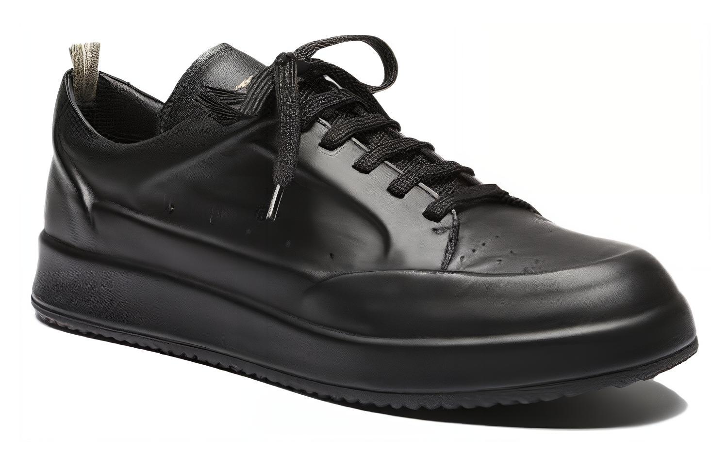 Officine Creative Ace 'Black Leather Low-Top' 圖 3