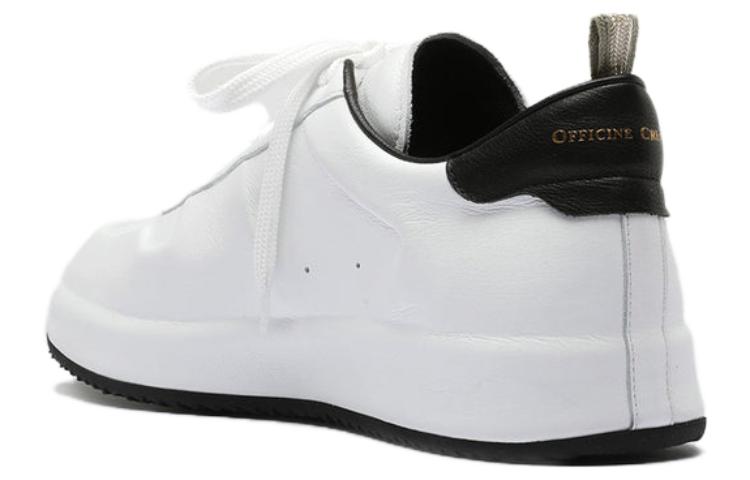 Shop オフィチーネクリエイティブ Ace ロー (ホワイトレザー) OCUTWAC014FLO21P530