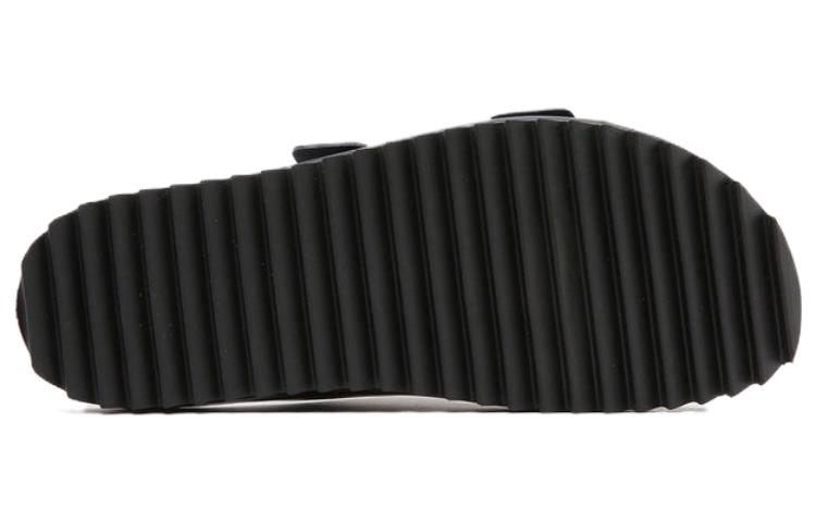 Shop 義大利製造 Agorà 皮革露趾圓頭一字拖鞋 男款 棕色