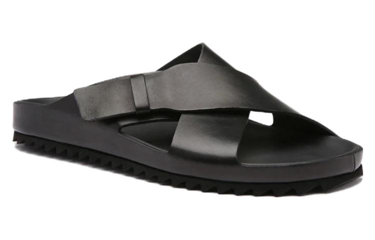 Officine Creative Agorà Slide 'Black Leather' 圖 2