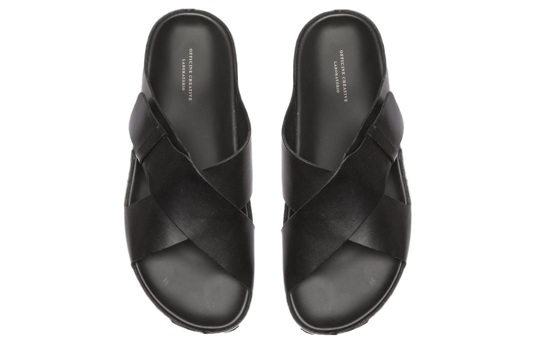 Officine Creative Agorà Slide 'Black Leather' 圖 3