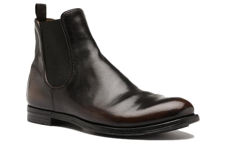 Officine Creative Anatomia 'Black Brown Leather Chelsea Boot' 圖 2
