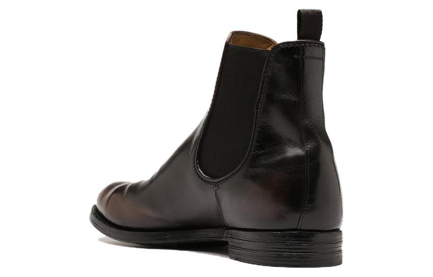 Officine Creative Anatomia 'Black Brown Leather Chelsea Boot' 圖 3